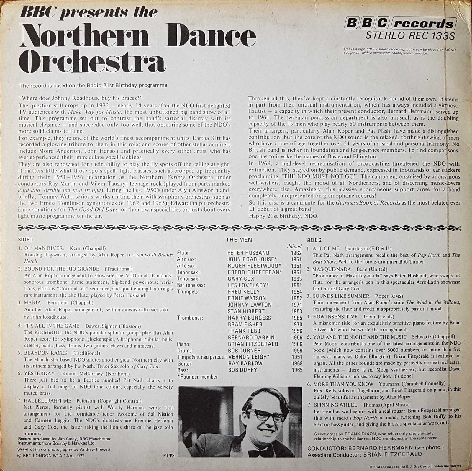 Back cover of REC 133